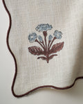 Mavelle Elaine Block Print Napkin Set of Four cloth napkin set