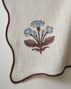 Mavelle Elaine Block Print Napkin Set of Four cloth napkin set