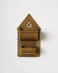 Mavelle Antique Brass Iron Match Holder mirror