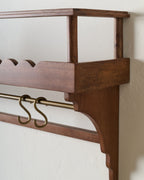 Mavelle Anderson Scallop Shelf with Rail wall shelf - Close-Up