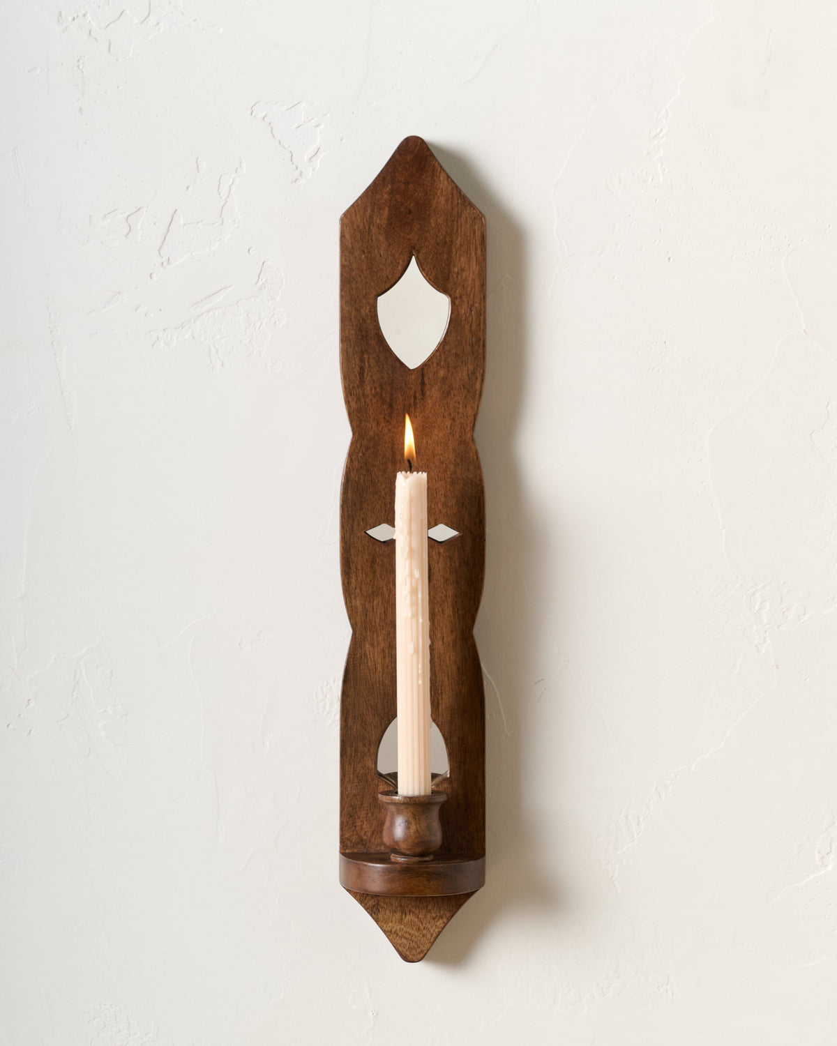 Mavelle Swiss Chalet Wood Wall Sconce wall sconce - Detail View