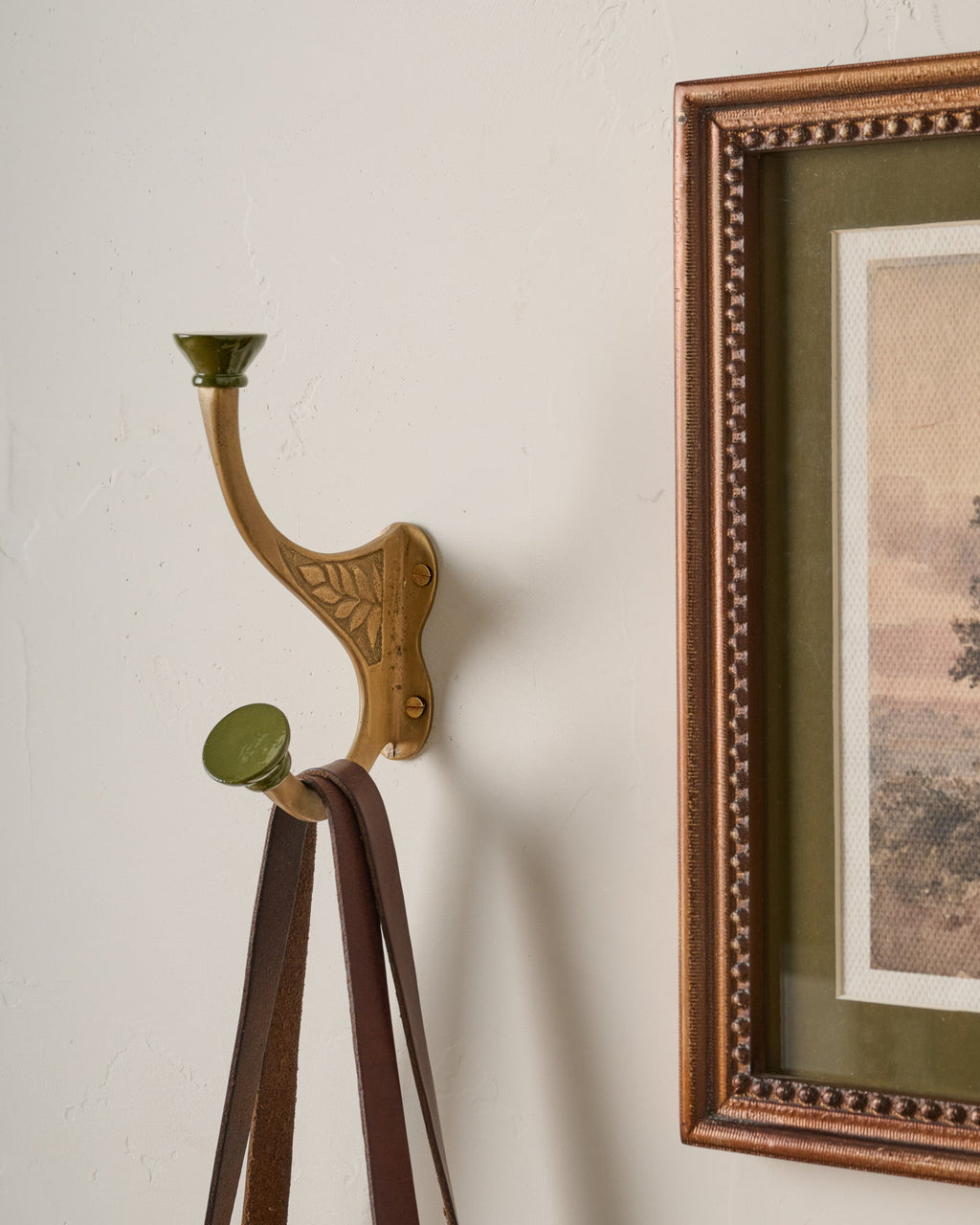 Mavelle Collins Antique Brass Hook wall hook