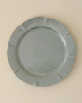Mavelle Green Speckle Heirloom Scallop Plate dinnerware set