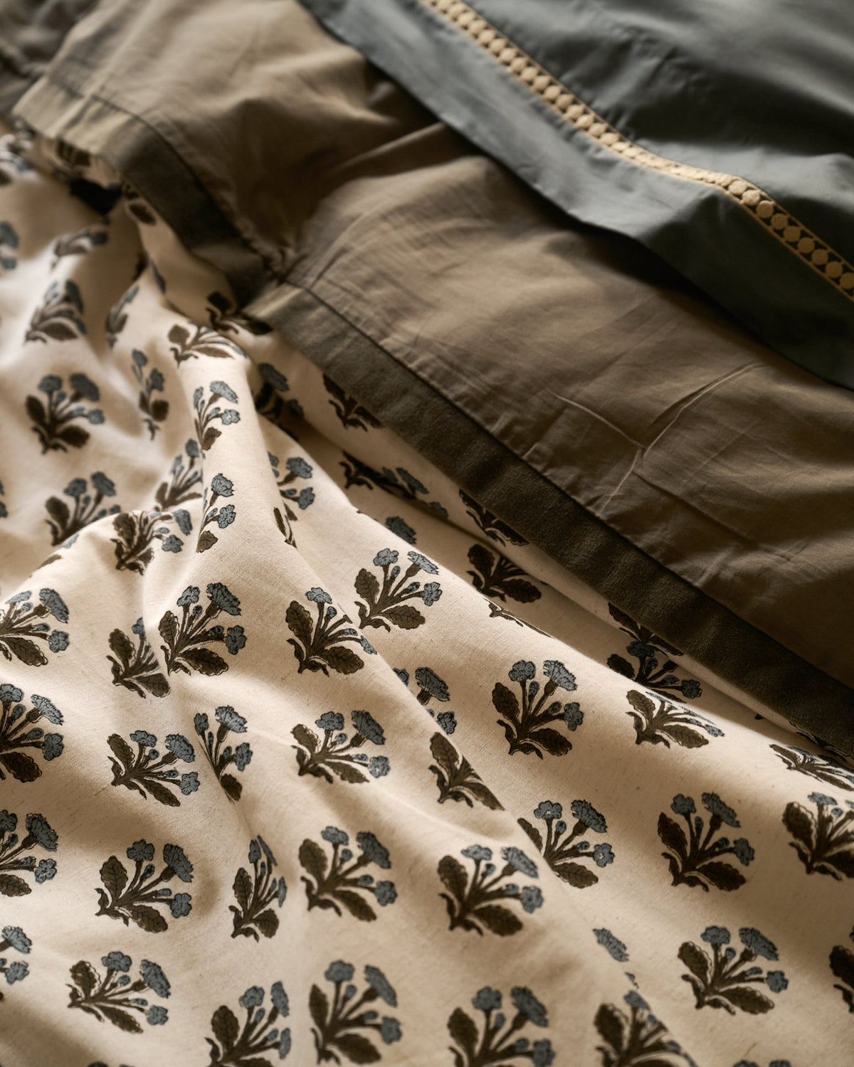 Mavelle Elaine Block Print Duvet duvet cover - Close-Up