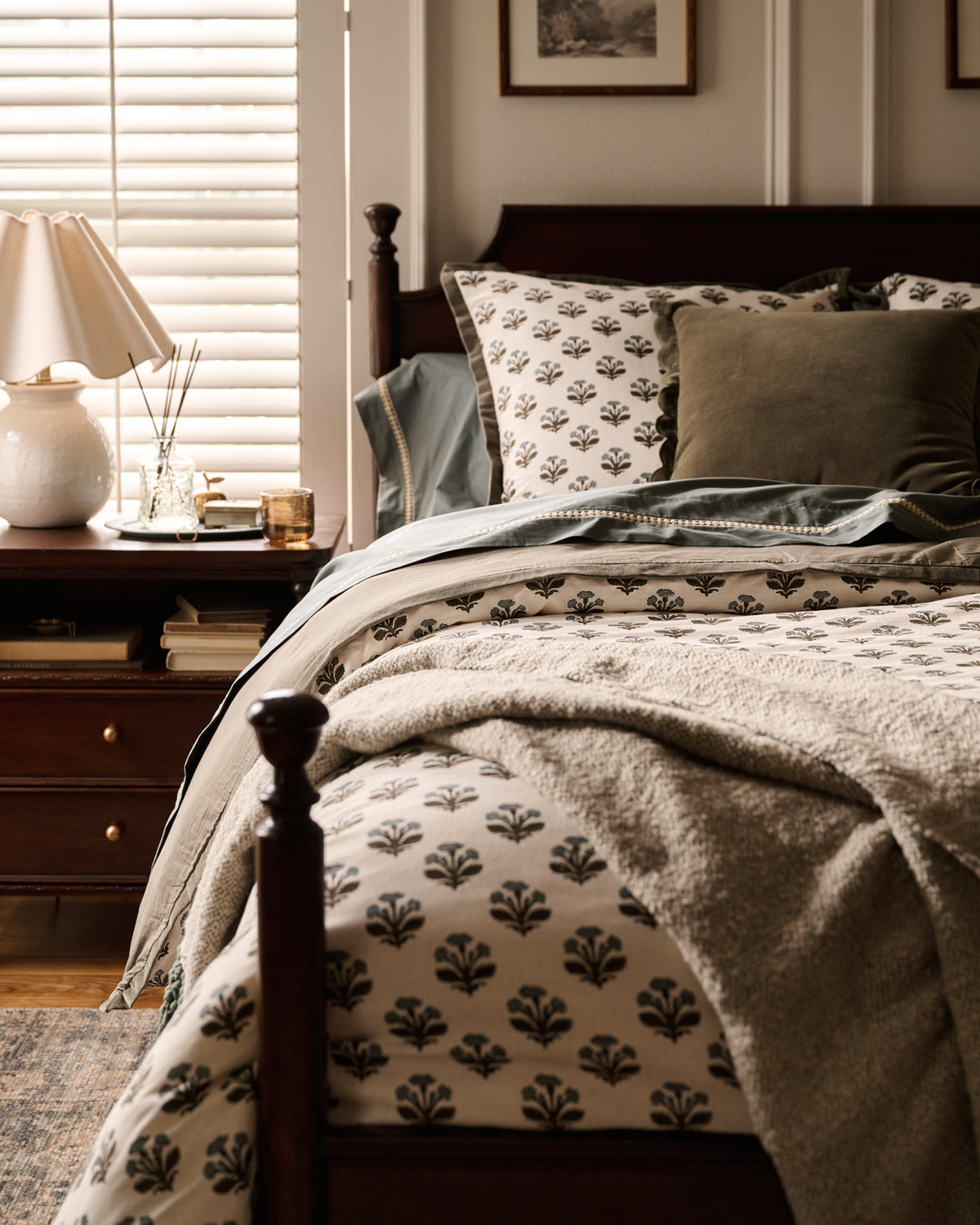 Mavelle Elaine Block Print Duvet duvet cover - Detail View