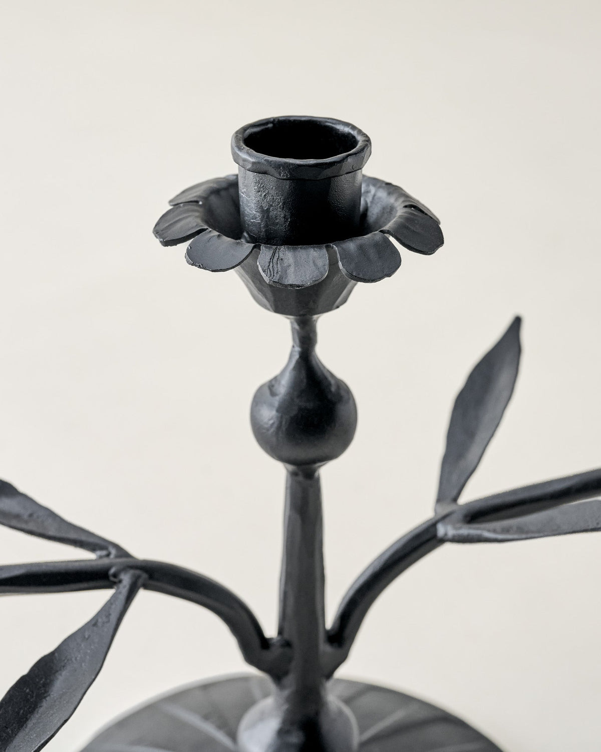 Mavelle Gracie Forged Candelabra candle holder - Styled in Room