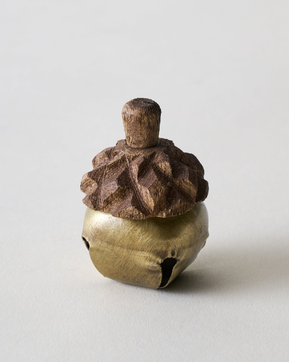 Mavelle Acorn Jingle Bell Place Card Holder decorative accent