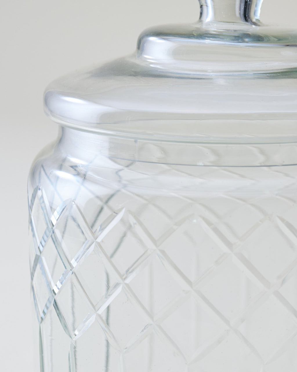 Mavelle Vintage-Inspired Cut Glass Cookie Jar kitchen storage piece