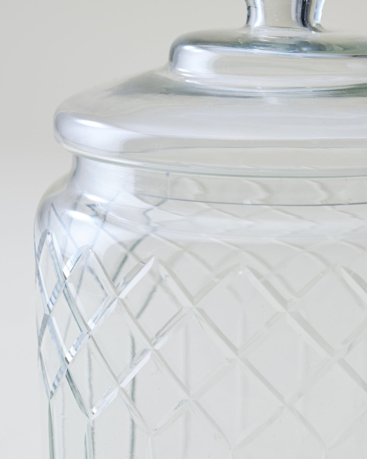 Mavelle Vintage-Inspired Cut Glass Cookie Jar kitchen storage piece