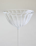 Mavelle Fluted Coupe Glass drinking glass - Side View