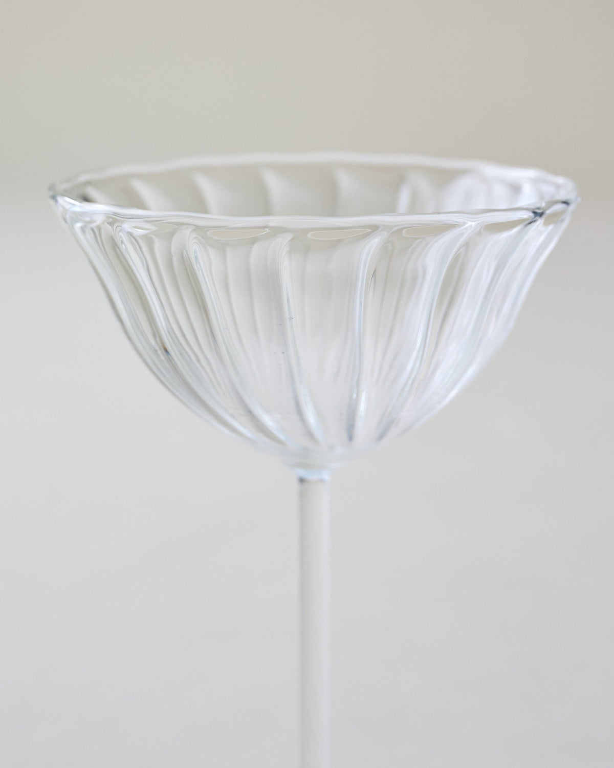 Mavelle Fluted Coupe Glass drinking glass - Side View