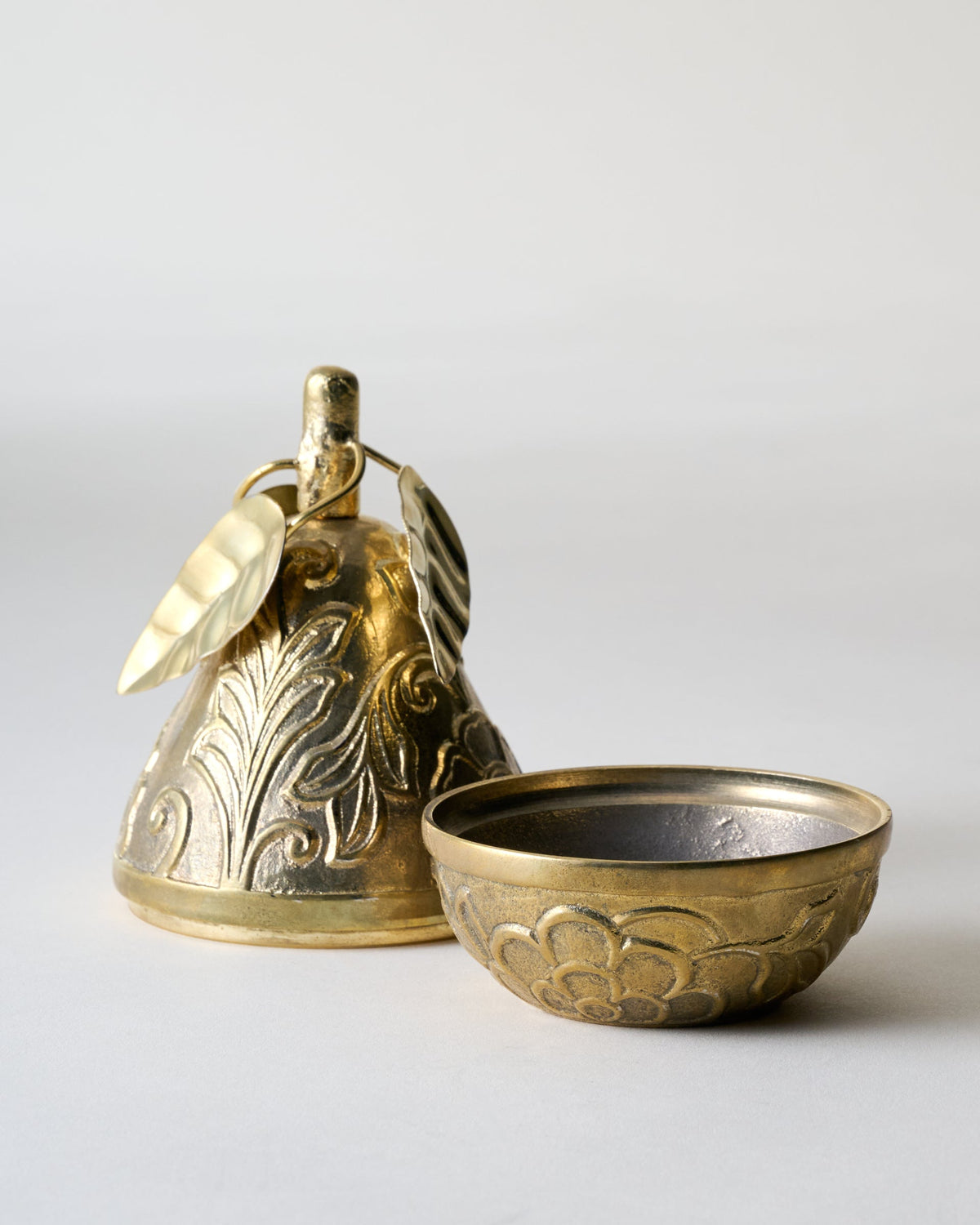 Mavelle Antique Brass Pear Sitabout decorative accent