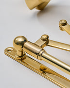 Mavelle Solid Brass Accordion Wall Sconce wall sconce - Side View