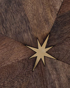 Mavelle Brass Inlay Star Serving Board serving board - Styled in Room