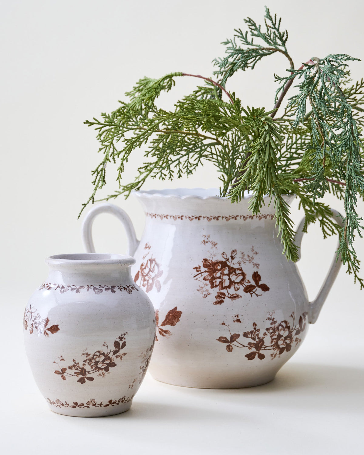 Mavelle Chestnut Heirloom Garden Vase vase - Styled in Room