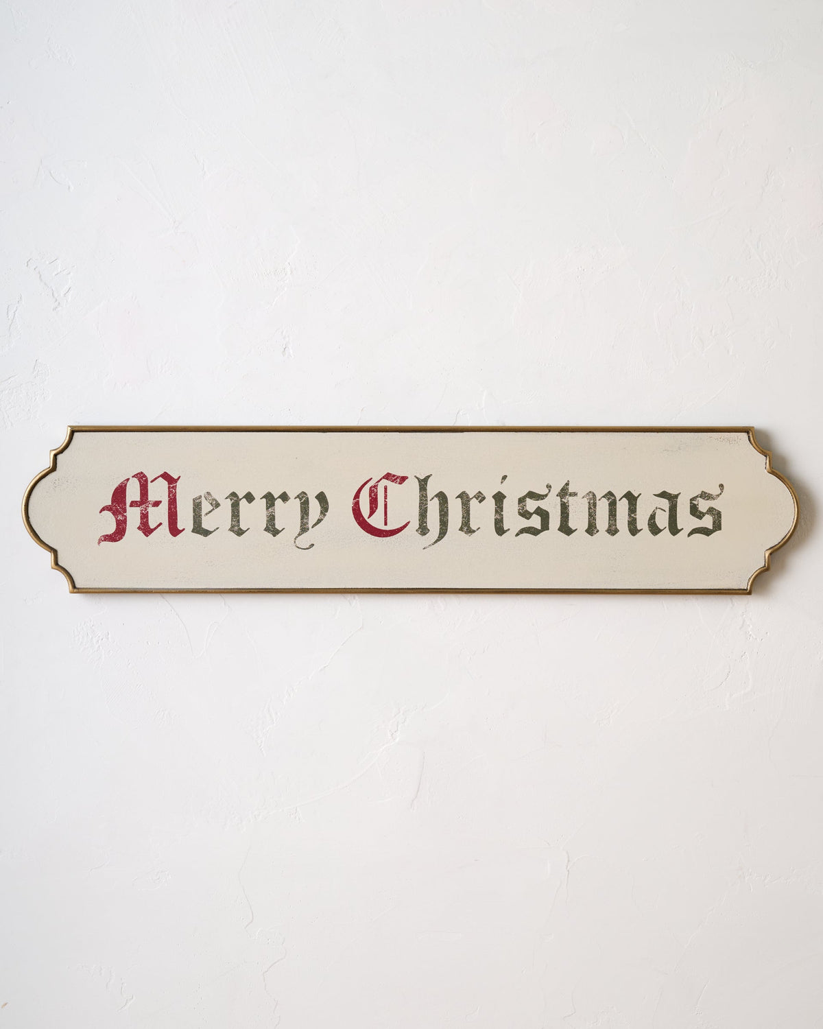 Mavelle Merry Christmas Sign wall decor piece