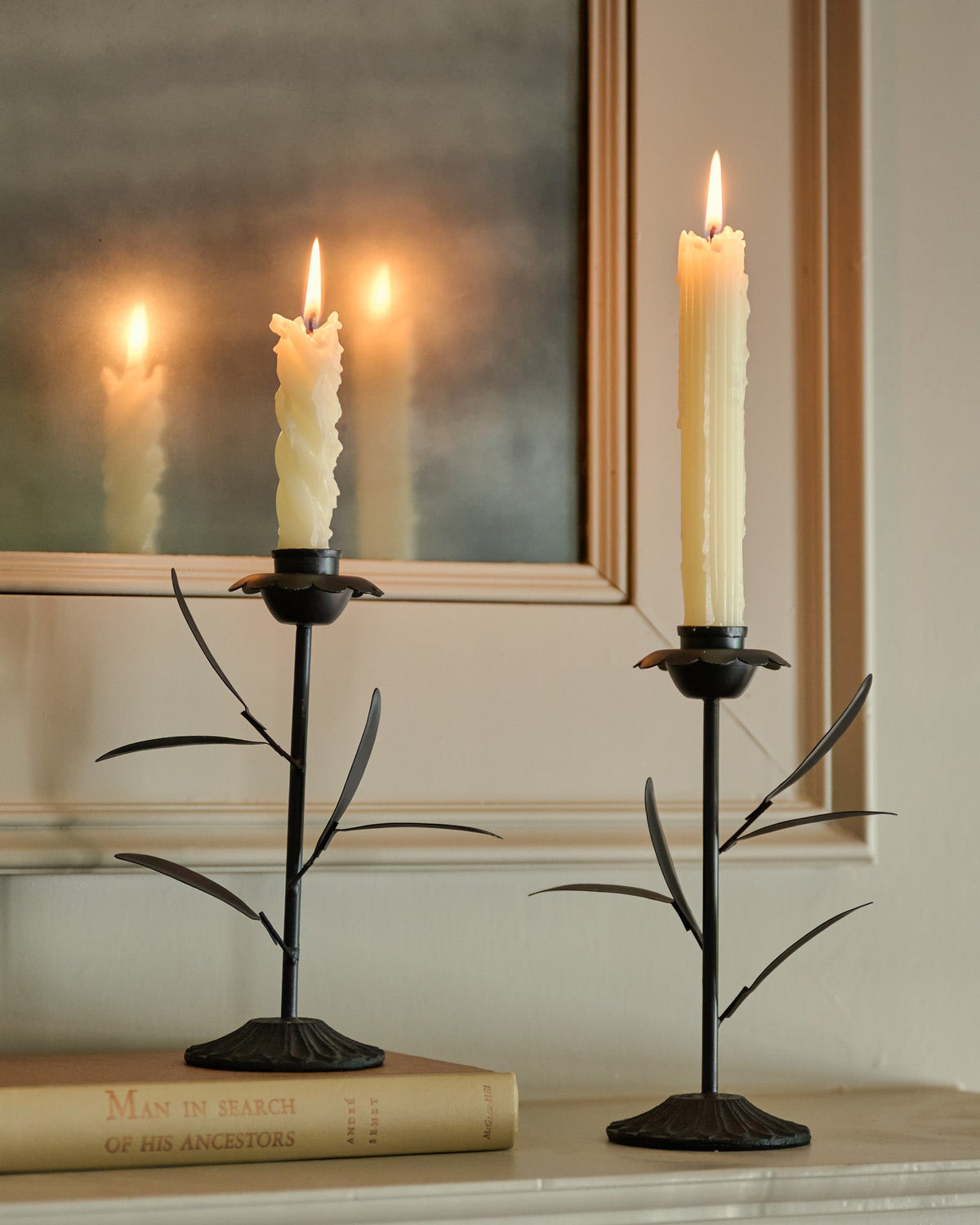 Mavelle Gracie Forged Taper Holder candle holder - Detail View