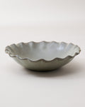 Mavelle Green Organic Ruffle Edge Cereal Bowl bowl