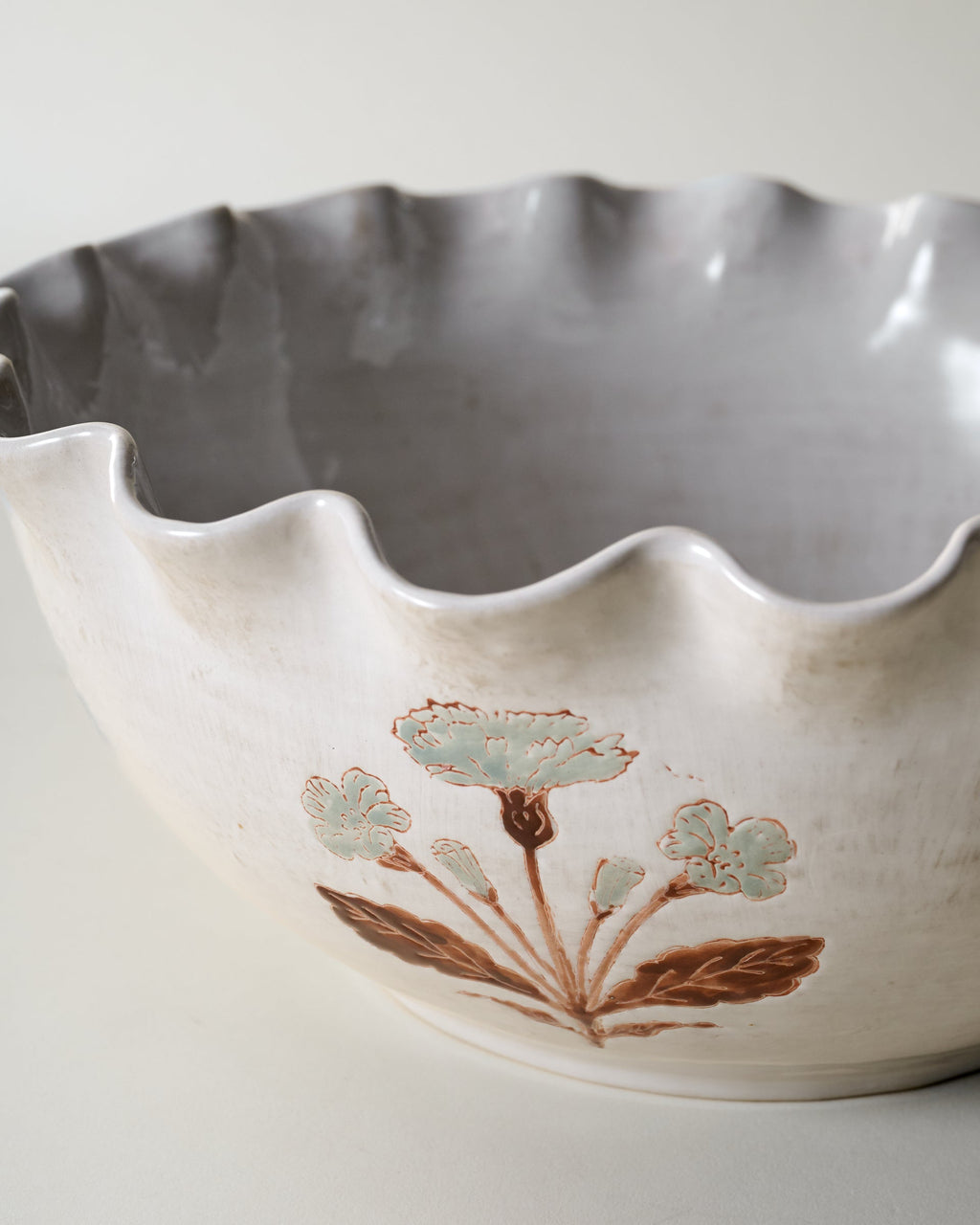 Mavelle Elaine Floral Serving Bowl serving piece - Detail View