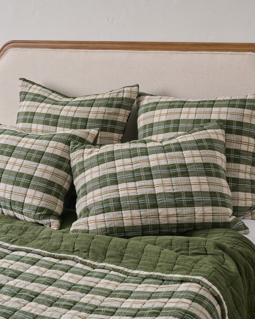 Mavelle Everett Plaid Sham pillow sham - Detail View