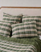 Mavelle Everett Plaid Sham pillow sham - Detail View