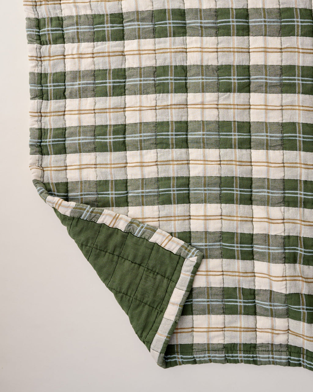 Mavelle Everett Plaid Quilt quilt - Styled in Room