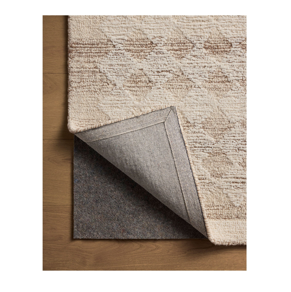 Mavelle Rae Natural Ivory Rug area rug - Side View