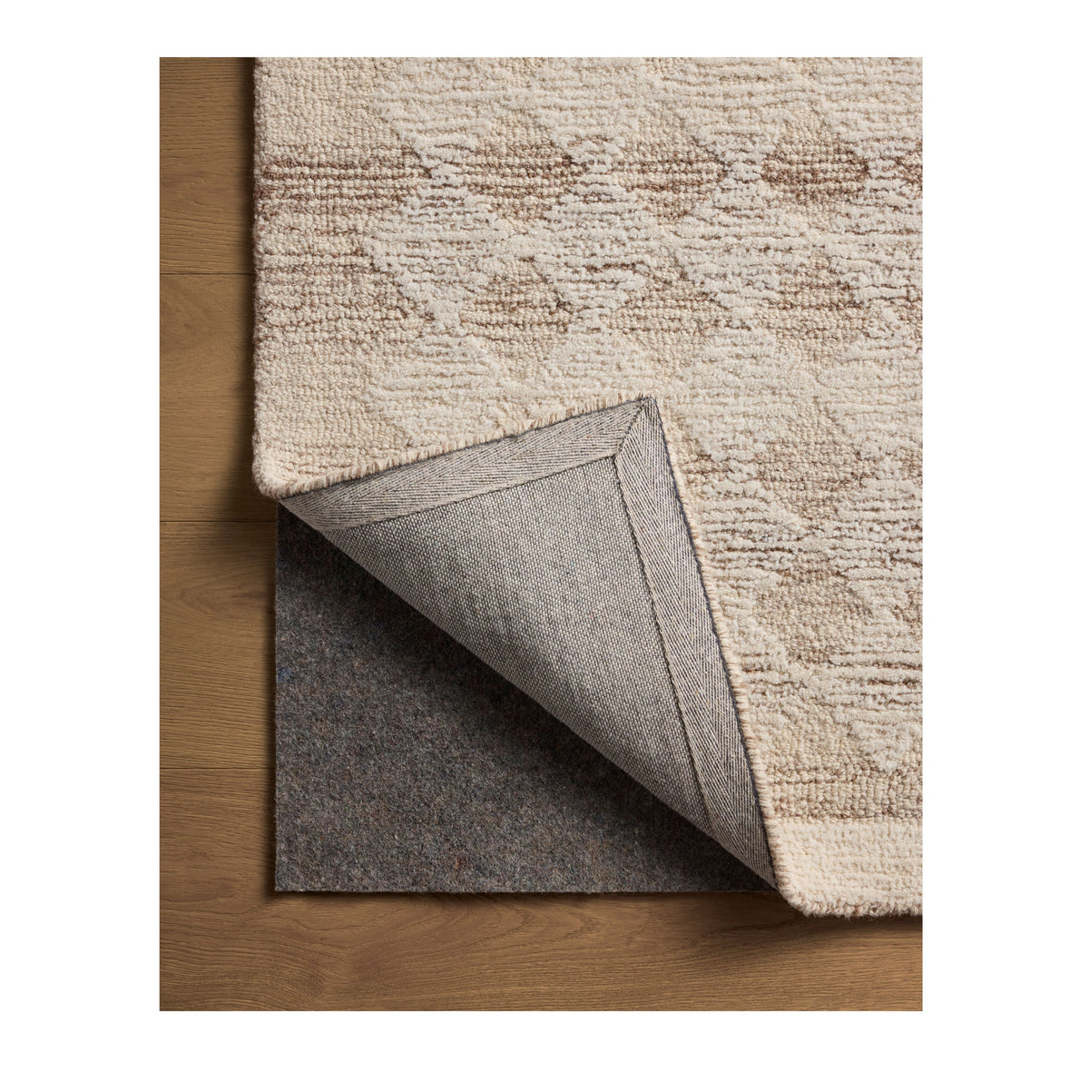 Mavelle Rae Natural Ivory Rug area rug - Side View