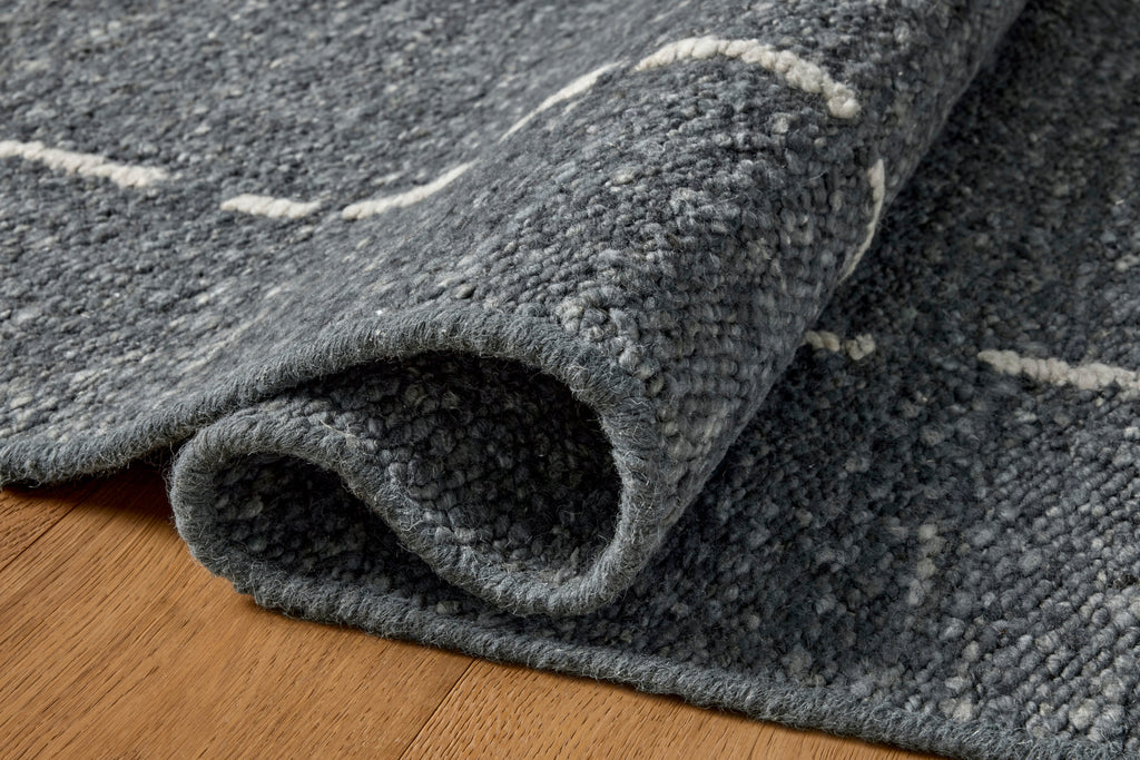 Mavelle Ridge Denim Mist area rug - Styled in Room