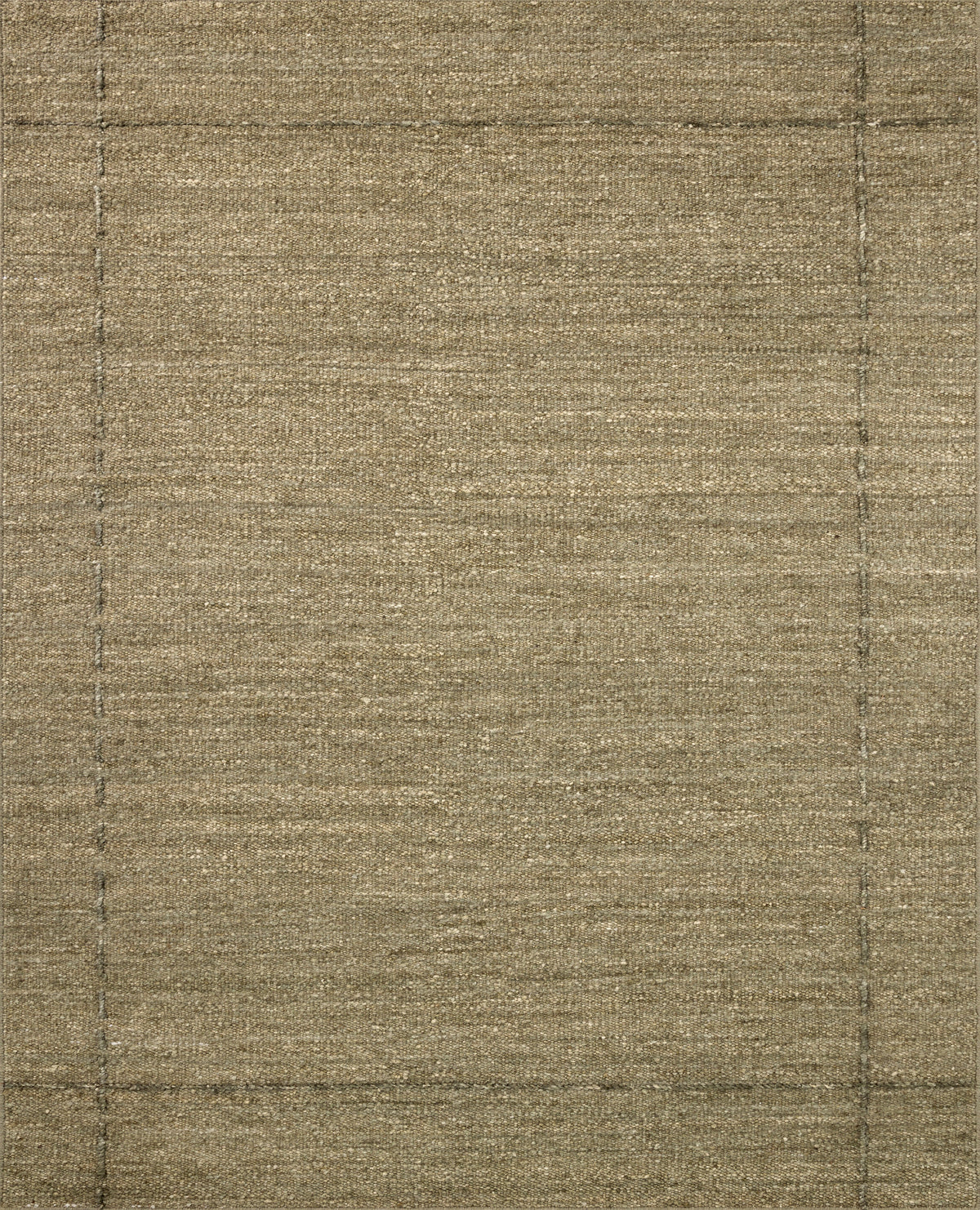 Mavelle Ridge Olive Forest area rug - Detail View