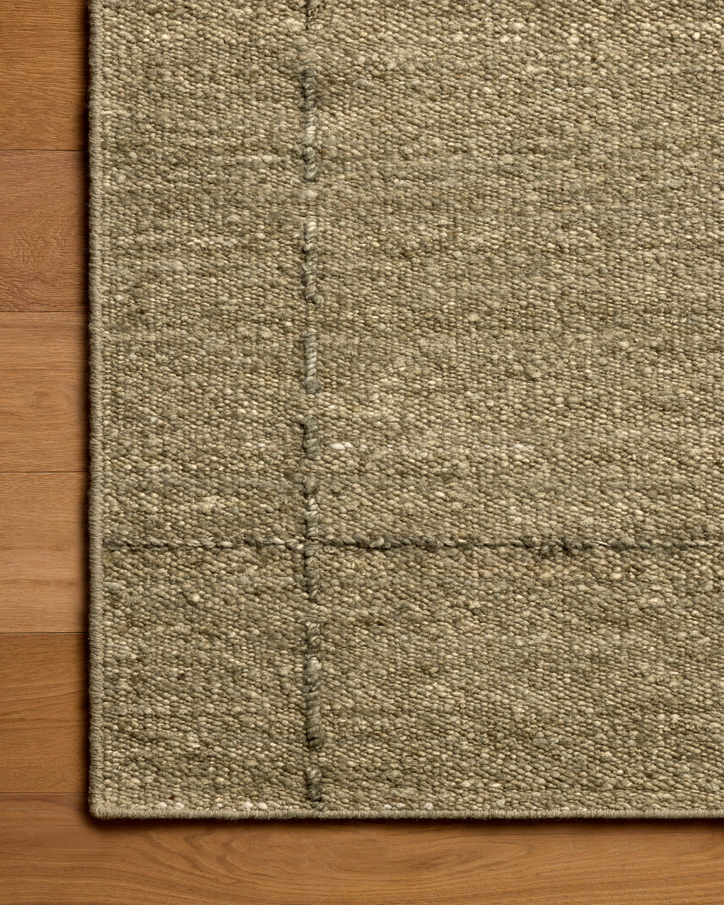 Mavelle Ridge Olive Forest area rug