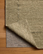 Mavelle Ridge Olive Forest area rug - Close-Up