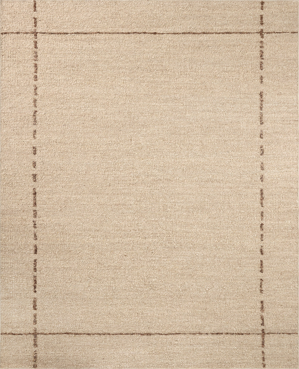 Mavelle Ridge Oatmeal Brown area rug - Detail View