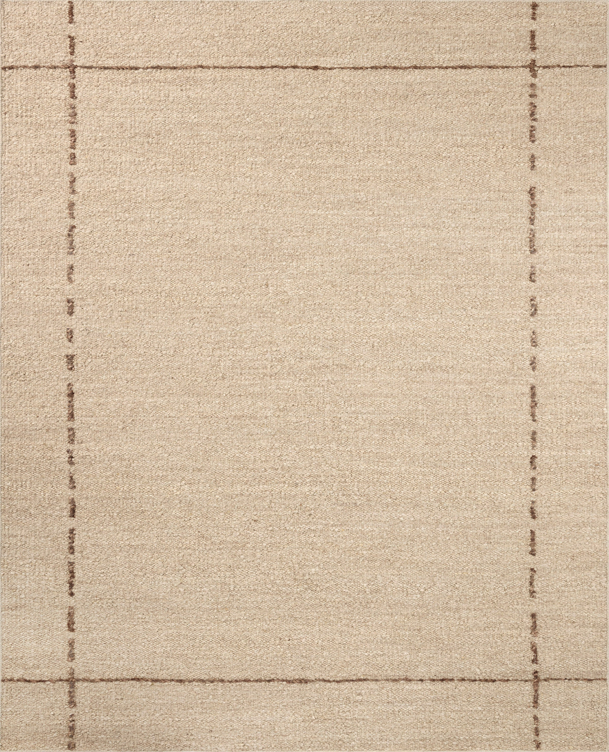 Mavelle Ridge Oatmeal Brown area rug - Detail View