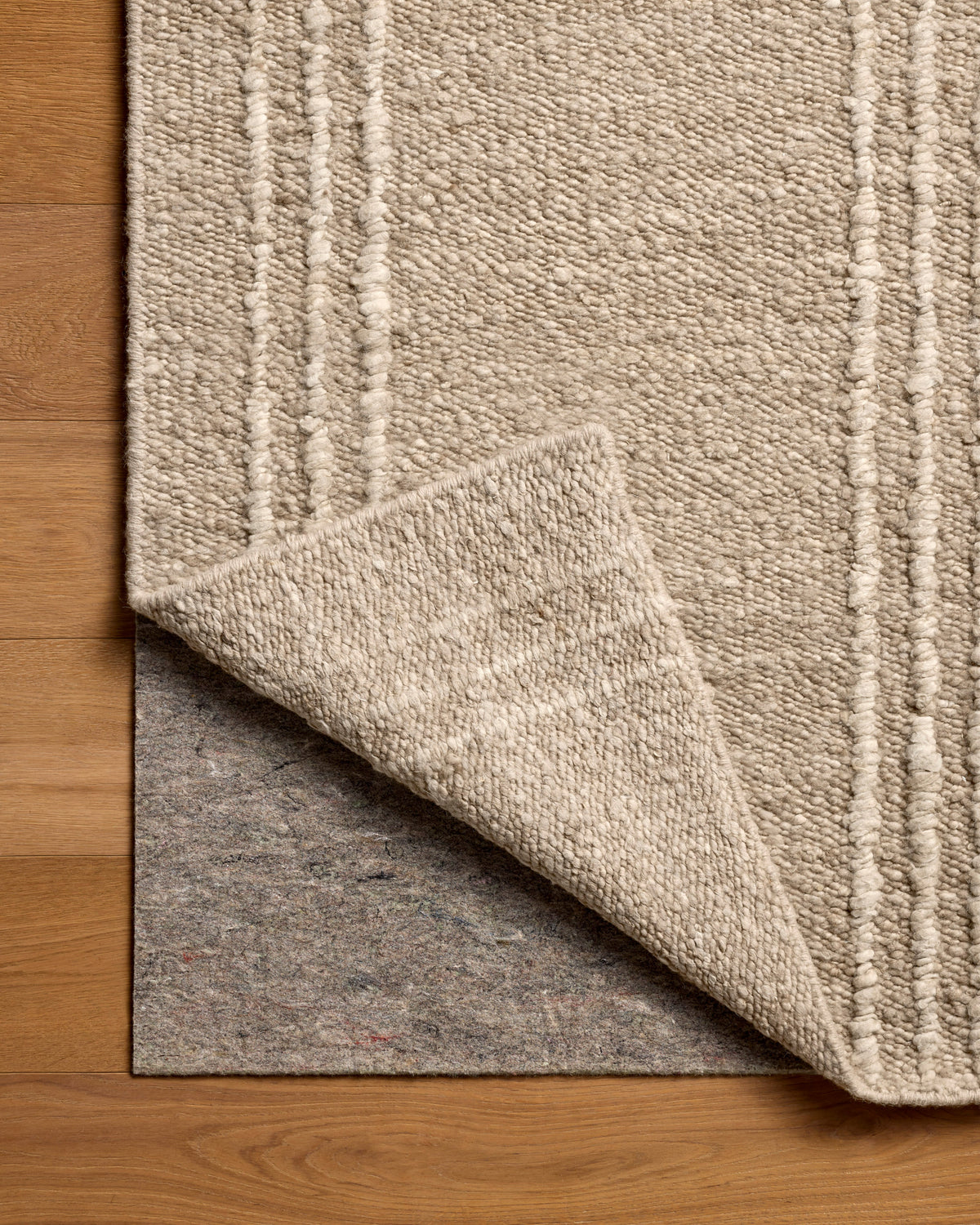 Mavelle Ridge Natural Oatmeal area rug - Close-Up