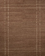 Mavelle Ridge Light Brown Beige area rug - Detail View