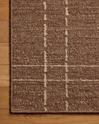 Mavelle Ridge Light Brown Beige area rug