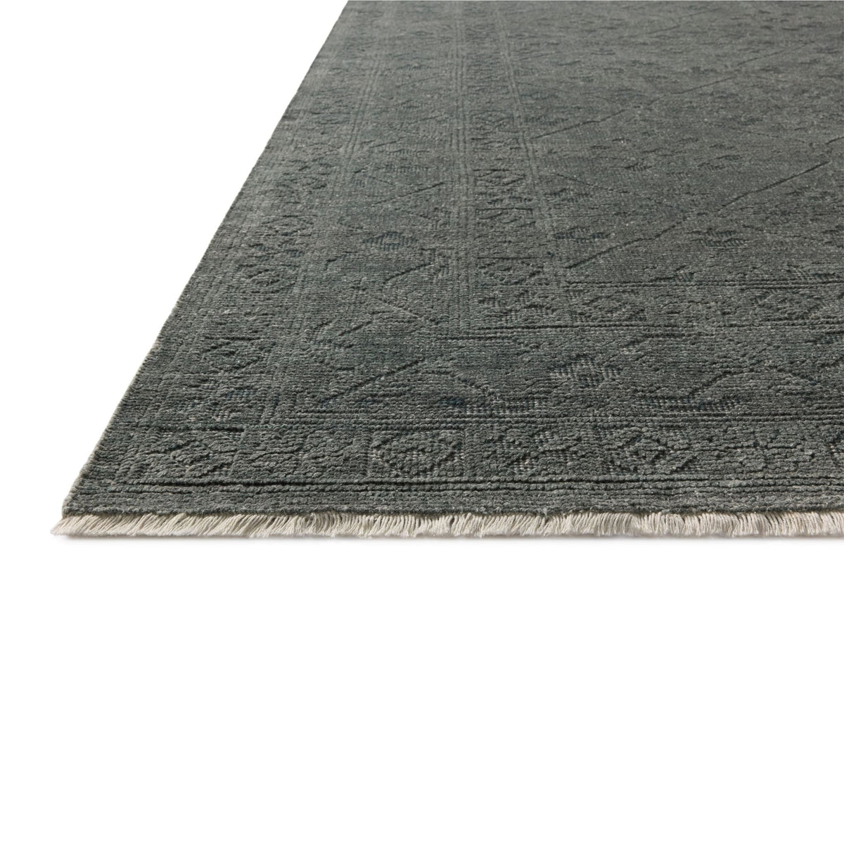 Mavelle Ruth Ocean Midnight Rug area rug - Styled in Room