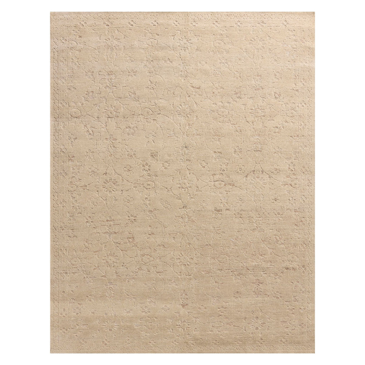 Mavelle Ruth Natural Clay Rug area rug - Detail View