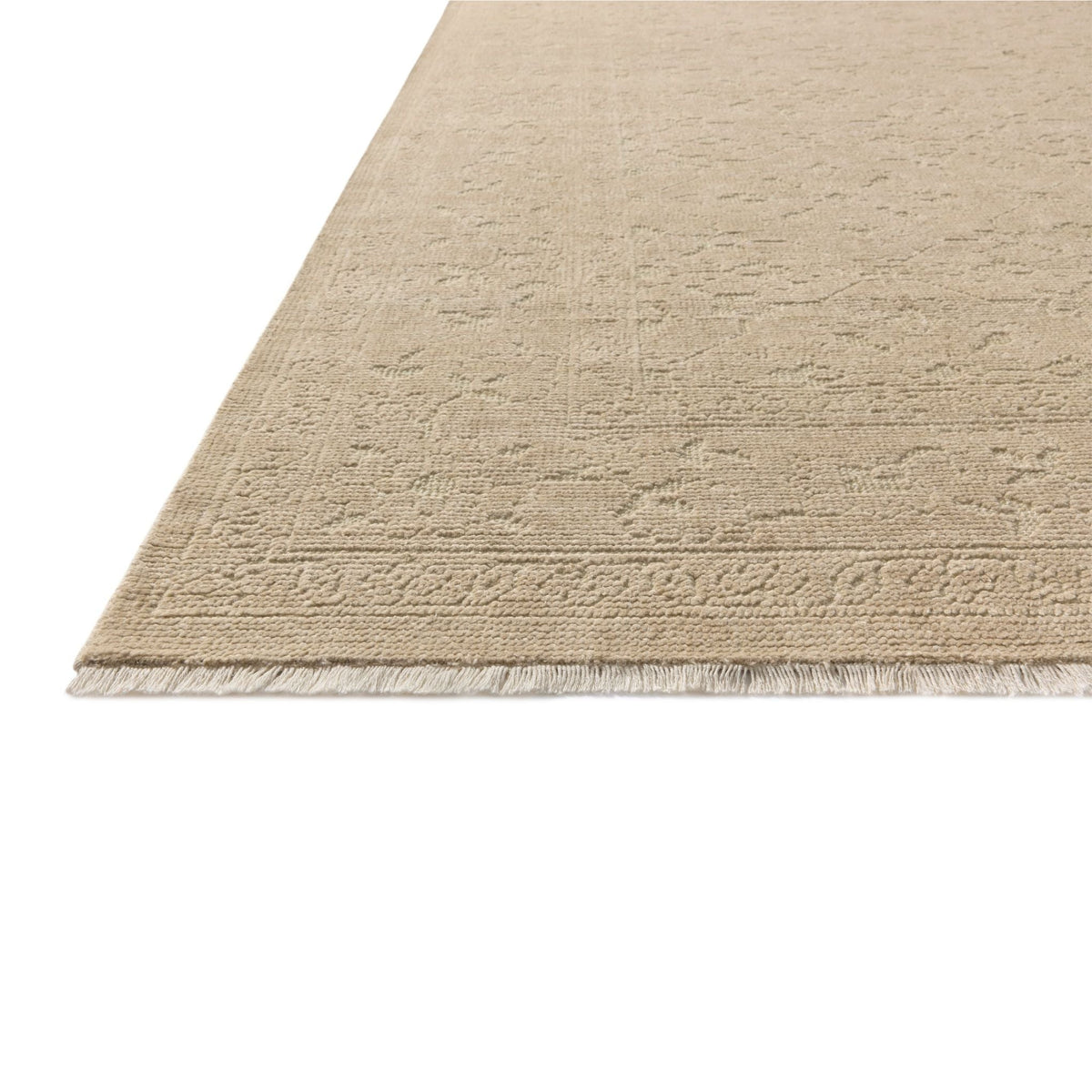 Mavelle Ruth Sand Sage Rug area rug - Styled in Room