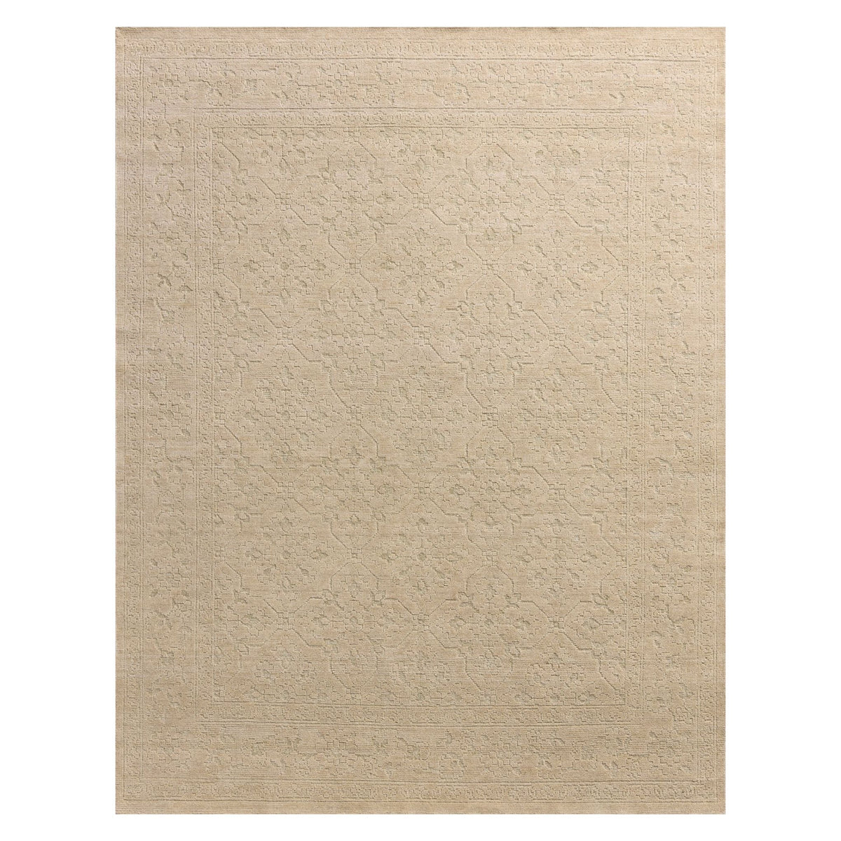 Mavelle Ruth Sand Sage Rug area rug - Detail View