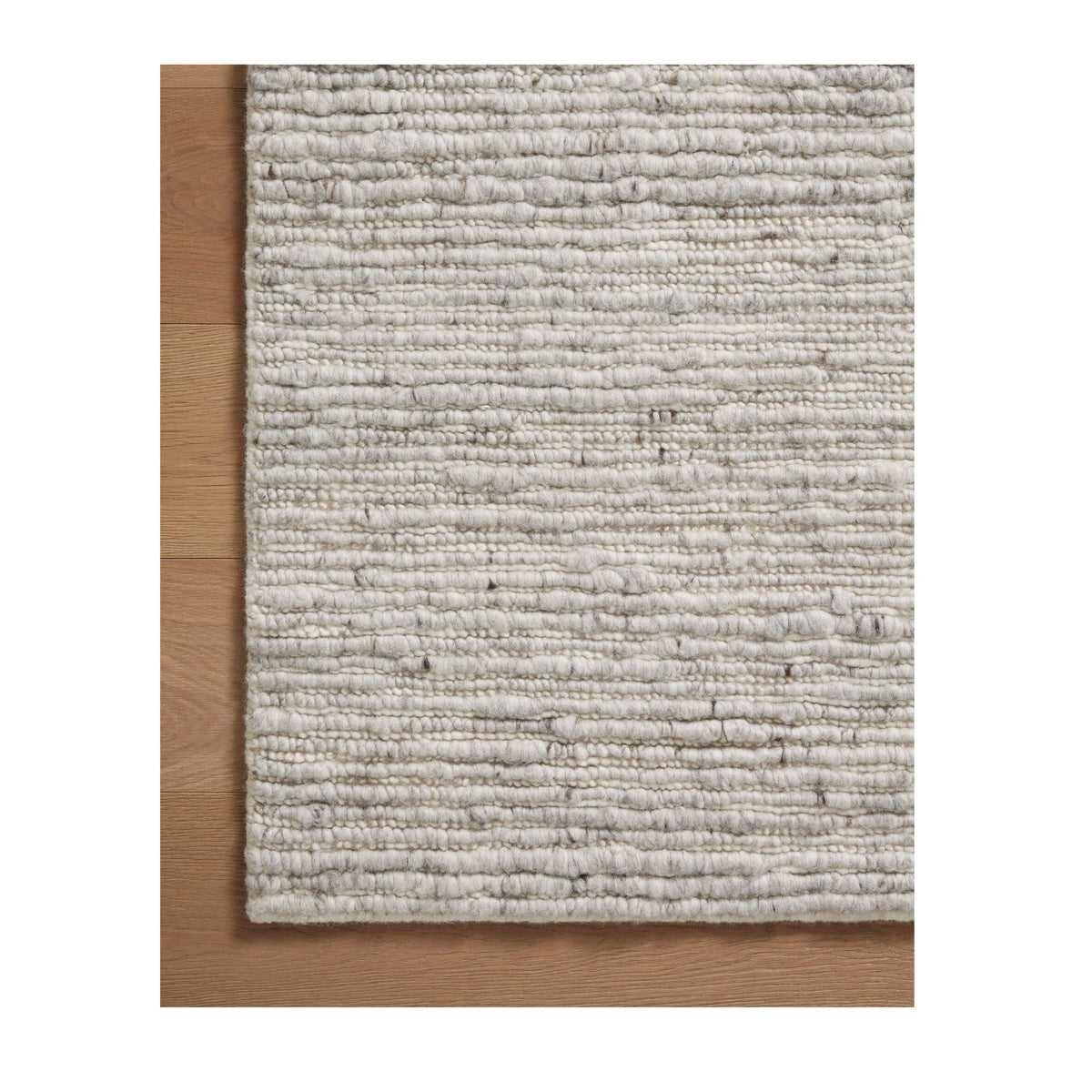 Mavelle Ava Grey Ivory Rug area rug - Styled in Room