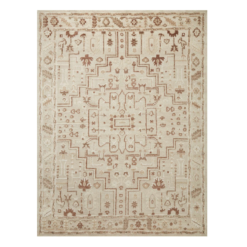 Mavelle Ingrid Ivory Earth Rug area rug - Detail View