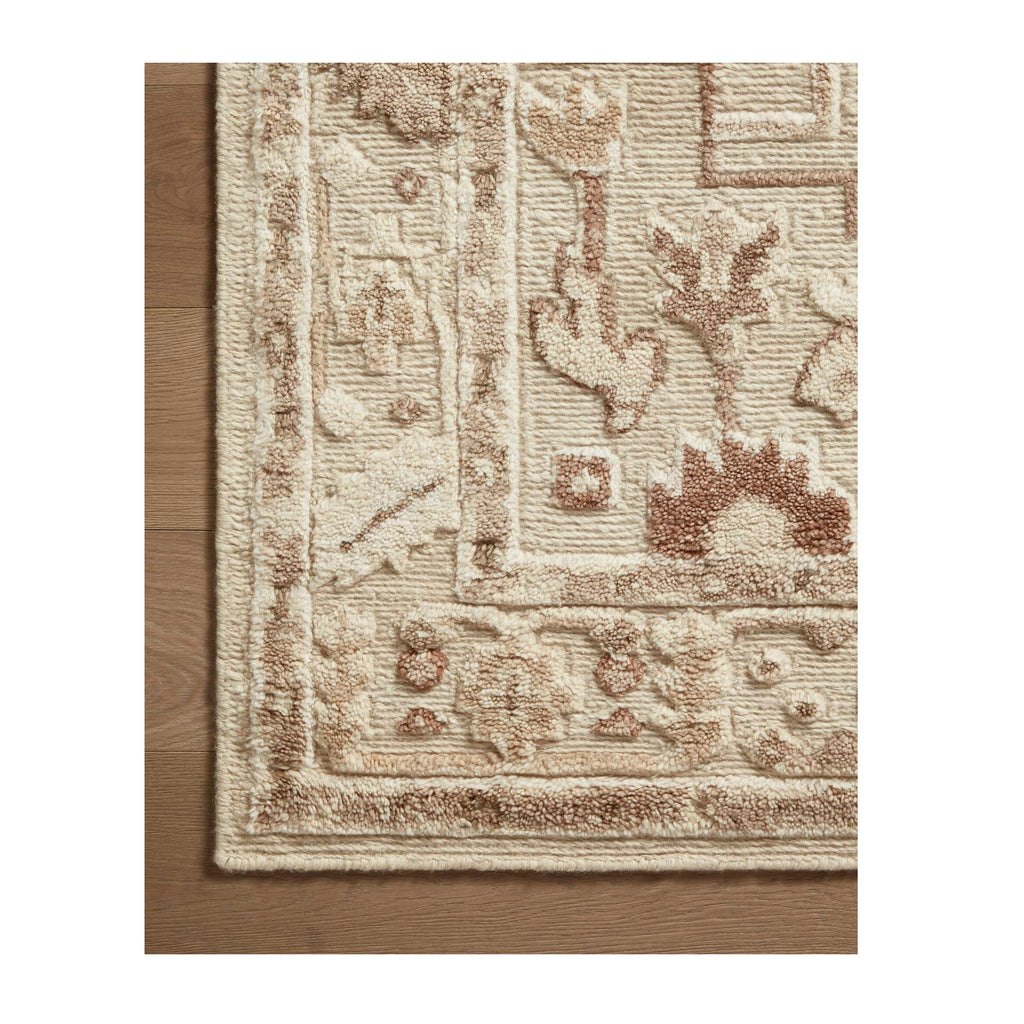 Mavelle Ingrid Ivory Earth Rug area rug - Styled in Room