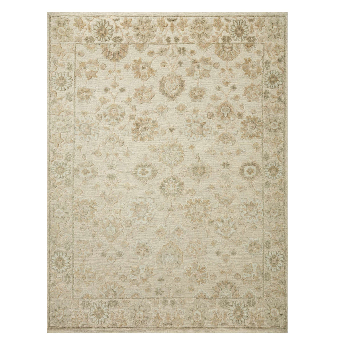 Mavelle Ingrid Natural Sage Rug area rug - Detail View