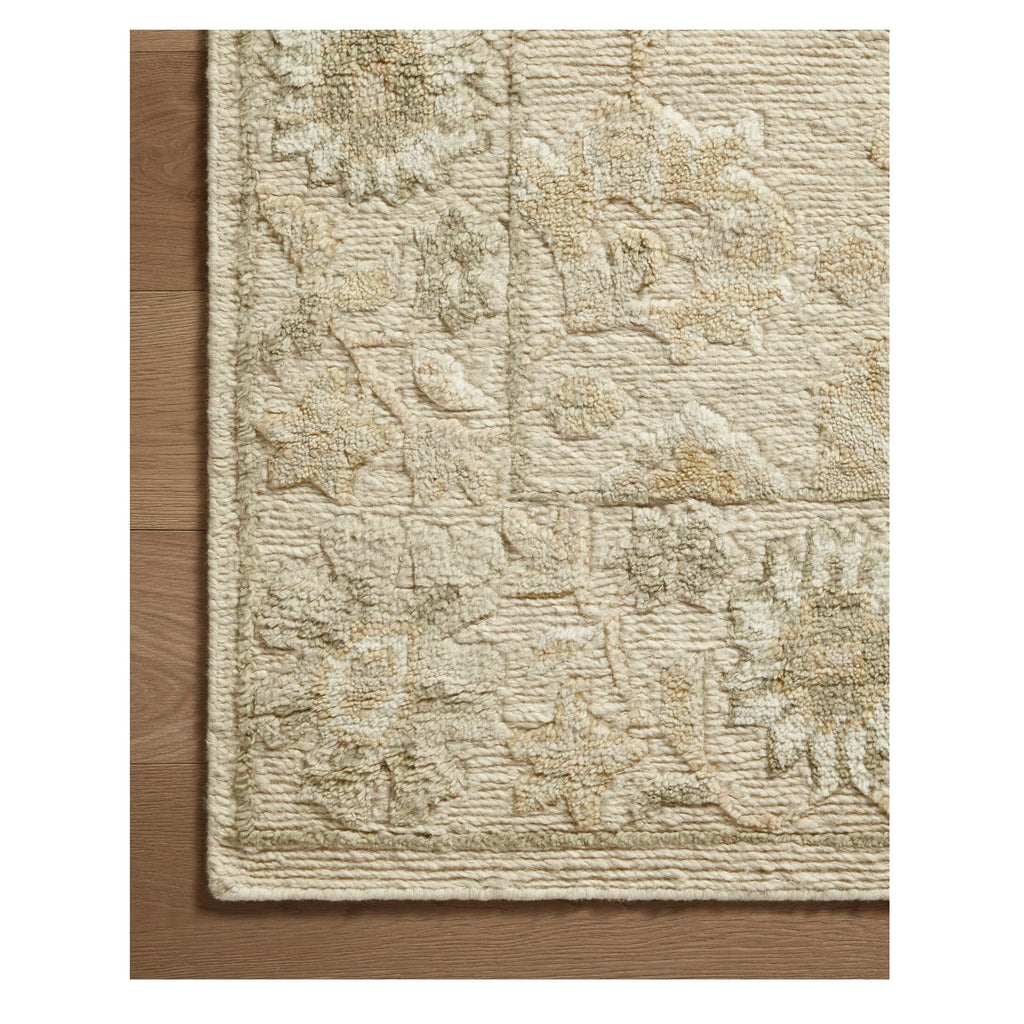 Mavelle Ingrid Natural Sage Rug area rug - Styled in Room