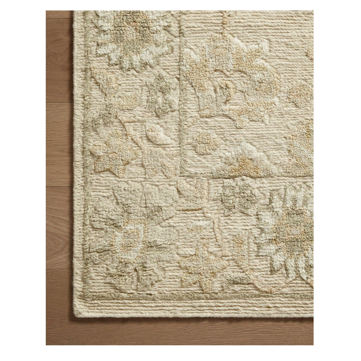 Mavelle Ingrid Natural Sage Rug area rug - Styled in Room