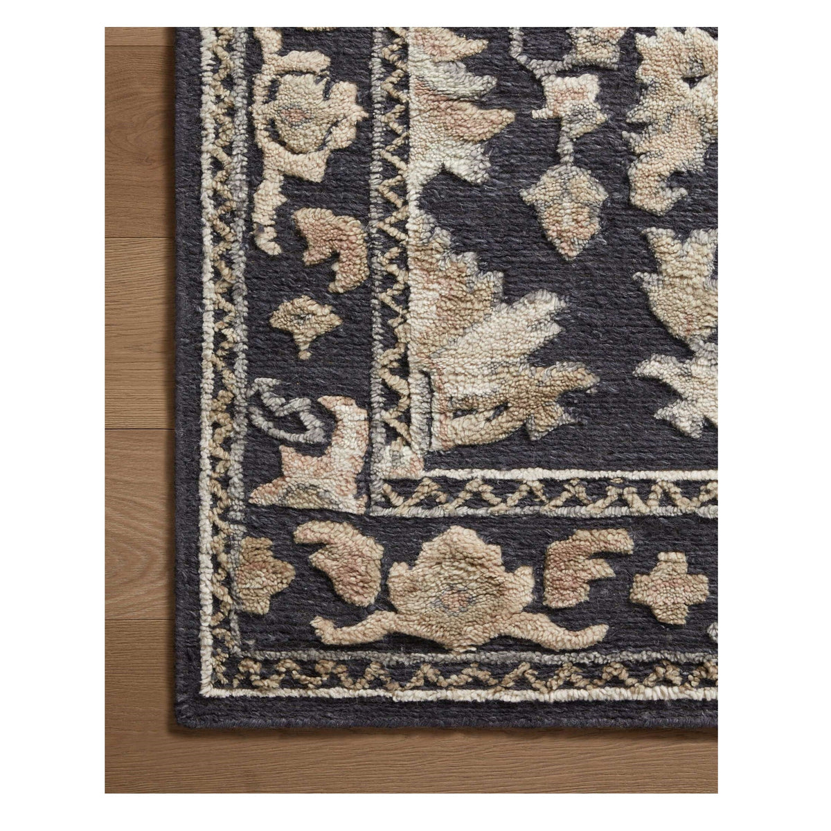 Mavelle Ingrid Navy Multi Rug area rug - Styled in Room