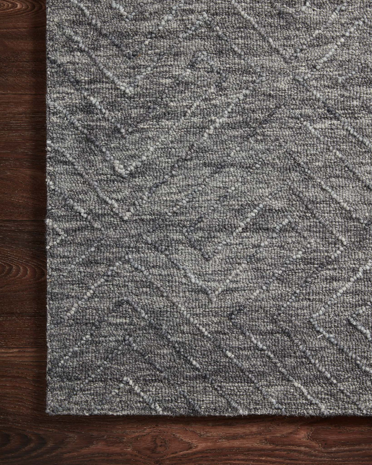 Mavelle Sarah Charcoal Rug area rug - Styled in Room