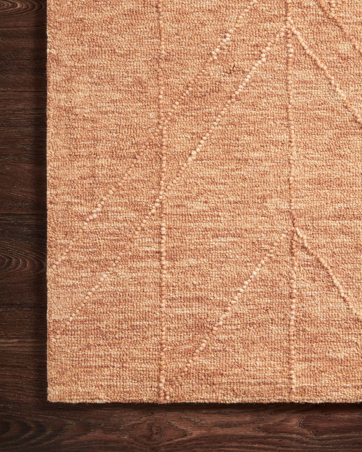 Mavelle Sarah Terracotta Rug area rug - Styled in Room